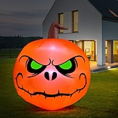 halpa Halloween rekvisiittivalo-halloween-koristeet puhallettavat noitakurpitsa valo ulkona suuri pelottava noita räjäyttää ulkohalloween-koristeet pihalle puutarha nurmikkojuhlat
