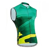 levne Pánské dresy-Pánské Dámské Cyklovesta Grafika Bez rukávů Kolo Vrchní část oděvu se 3 zadními kapsami Horská cyklistika Silniční cyklistika Rychleschnoucí Yumuşak Reflexní pásky Zadní kapsa Sportovní čern