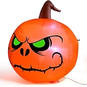 halpa Halloween rekvisiittivalo-halloween-koristeet puhallettavat noitakurpitsa valo ulkona suuri pelottava noita räjäyttää ulkohalloween-koristeet pihalle puutarha nurmikkojuhlat