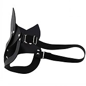 economico Maschera di Halloween &amp; Accessori-femminile sexy mezza faccia volpe gioco di ruolo maschera di pelle di gatto rivetto collare punk halloween festa trucco palla fantasia maschera pelle dell&#039;unità di elaborazione maschera di volpe