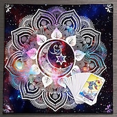 Недорогие Скатерти-Скатерть Таро для игры, алтарная ткань, колдовство, астрологический декор, блокнот для карт оракула, коврик для таро, декор ведьмака, сувениры для вечеринок, декор для подарков на вечеринку,