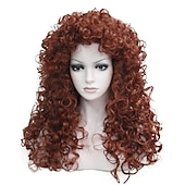 cheap Historical Wigs-Synthetic Heat Resistant Hair Long Curly Wigs Cosplay Women Wig Halloween Wigs