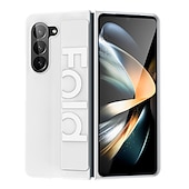 Χαμηλού Κόστους Samsung Θήκη-Θήκη Τηλεφώνου για Samsung Galaxy Z Fold 6 Z Fold 5 Z Fold 4 Z Fold 3 Πίσω Κάλυμμα Φορητό Πλαίσιο Στήριξης με Ρώσικα Πλεξίματα TPU Σιλικόνη