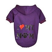 abordables Sweats à capuche-Chien Chat Pulls à capuche Mode Fête Hiver Respirant Doux Lavable Confortable Noël Extérieur Décontracté Quotidien Vêtements pour Chiens for Bichon Frisé Spitz Nain Bébé Animal Papillon Petit
