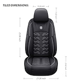 baratos Capas para bancos de automóveis-Almofada de carro starfire capa de assento de couro integral universal de quatro estações cobertura de assento completa cobertura de assento de automóvel de alta qualidade especial capa de assento