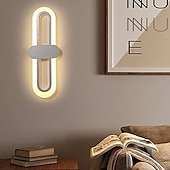 abordables Appliques murales LED-lightinthebox applique murale intérieure à LED liner desin 40 cm intérieur moderne simple applique murale LED lampe murale en silicone est applicable à la chambre à coucher salon salle de bain