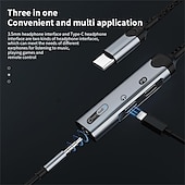 Недорогие USB-концентраторы-новый 3 в 1 usb-разветвитель для зарядки аудио с разъемом типа c на разъем 3,5 мм + двойной адаптер для разъема для наушников типа c