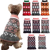 olcso Pulóverek-Kutyák Macskák Pulóverek Jumper Divat aranyos stílus Tél Meleg Légáteresztő Mekano Mosható Kényelmes Szabadtéri Alkalmi / Napi Kutyaruházat for bichon frisé Pomerániai törpespitz Kölyök kisállat