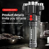 levne taktické svítilny-super jasná led svítilna usb nabíjecí taktická svítilna lovecká svítilna venkovní nouzový kempingový světlomet