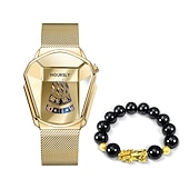 levne Quartz hodinky-Luxusní pánské quartz hodinky moderní trend cool pánské zápěstní hodinky nerezová ocel módní quartz hodinky pro muže Relogio Masculino
