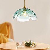 economico Luci Isola cucina-lampada a sospensione a led in vetro lampada da soffitto moderna in vetro soffiato a mano industriale led creativo loft bar cucina lampada da soffitto decorazione della casa installazione rosa verde