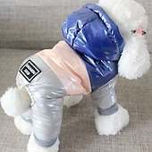 billige Frakker-Hunder Katter Frakker Jakke Mote Fritid Vinter Vanntett Pustende Myk Vaskbar Bekvem Fritid / hverdag Hundeklær for Bichon Frisé Pommeran ungt kjæledyr Sommerfugl Small