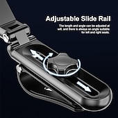 cheap Car Holder-Car Sun visor mobile phone bracket Rotatable Adjustable Multifunction Phone Holder for Car Compatible with All Mobile Phone Phone Accessory