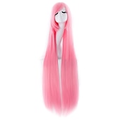 cheap Party Wigs-40 100cm Anime Costume Long Straight Cosplay Wig Party Wig Carnival Cosplay Party Wigs