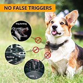 abordables Dressage pour chiens-Entrainement de chien Collier anti-aboiement Collier de choc Dispositif anti aboiement Sans-Fil Chien Multifonction Chien Chat Animaux de Compagnie Etanche Anti-aboiement Automatique Rechargeable