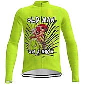 economico Maglie da uomo-Per uomo Maglia da ciclismo Manica lunga Bicicletta Maglietta / Maglia Superiore con 3 tasche posteriori Ciclismo da montagna Cicismo su strada Traspirante Asciugatura rapida Traspirazione umidit