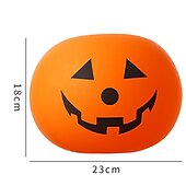 economico Illuminazione di Props di Halloween-20 pezzi di decorazioni di Halloween, palloncini di zucca, decorazioni luminose con pompa, oggetti di scena di Halloween per esterni e interni, lanterne di zucca, palloncini luminosi a LED, festa di Halloween