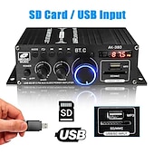 economico Casse-alta qualità 1 set 800w 2 canali bt mini amplificatore di potenza hifi audio stereo amp home car fm