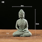 levne Sochy-socha buddhy - ideální pro zenovou zahradu, rybí akvárium, jógu, bonsaje a další - duchovní dekorace feng shui a ozdoby čajovníku pro štěstí