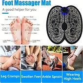 economico Massaggiatori per corpo-massaggiatore elettrico ricaricabile per piedi - migliora la circolazione sanguigna &amp; rilassare i muscoli: telecomando perfetto per gli uomini &amp; donne