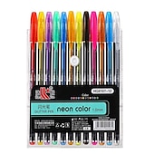 economico pittura, disegno e materiale artistico-penna gel glitter colore penna neutra penna a sfera penna conto mano stelle luminose lampeggianti per bambini colore speciale per prendere appunti