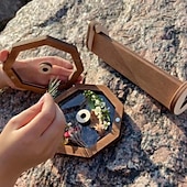economico I regali-kit caleidoscopio fai da te in legno per bambini, caleidoscopi fatti a mano, occhiali magici rotanti per caleidoscopio in latta, giocattoli educativi per esterni ecologici, per gli amanti della natura