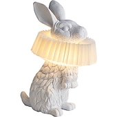 cheap Bedside Lamp-Table Lamp Rabbit Light,LED Night Light Bedside Sleeping Cartoon Table Lamp Rabbit Miffy Gift Cute Decoration Gift Can Be Used As Night Light 110-240V