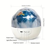 halpa star galaxy projektorin valot-ON / OFF Moderni DC-virtalähde USB 1kpl