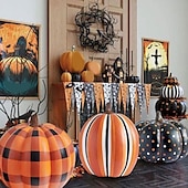 halpa Halloween-ulkoilmakoristeet-halloween kurpitsan ilmapallo koristeet juhlakoriste iso puhallettava kurpitsa ilmapallo halloween kotipuutarhaan ulkona nurmikko piha kauhu rekvisiitta lapsille