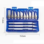 cheap Hand Tools-13Pcs Carving Knife Craft Sculpture Paper Cutting Blade Precision Engraving Cutter Non-Slip Hand Tool DIY Art Hobby Repair Set