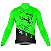 billiga Tröjor för män-Herr Cykeltröja Grafisk Bokstav &amp; Nummer Långärmad Cykel Tröja Överdelar med 3 bakfickor Bergscykling Vägcykling Snabb tork Reflexremsa Bakficka Fuktabsorberande sporter Svart Gul Röd Kläder