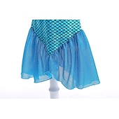 abordables Costumes pour filles-Sirène Sirène Princesse Aqua Robe Costume de soirée à thème Cosplay for Fille Enfant Carnaval Mascarade