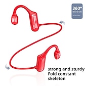 preiswerte On-Ear- und Over-Ear-Kopfhörer-Schmerzfreie Open Ear Wireless Bluetooth5.2 Kopfhörer Wasserdichter Sport Ohrhaken Ohrhörer Stereo Freisprech Bluetooth Headset mit Mikrofon für Laufen Radfahren Sport Headset