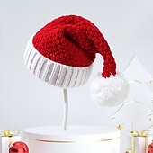 levne santa klobouk a doplňky-Ježíšek Vánoční klobouk Pánské Dámské Chlapecké Dívčí Vánoce Štědrý večer Vánoce Dětské Dospělé Párty Vánoce Klobouk