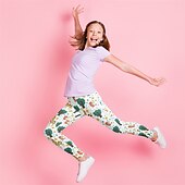 abordables Pantalones-Niños Chica Polainas Corazón Activo Exterior 7-13 años Otoño