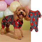 ieftine Îmbrăcăminte și accesorii pentru câini-Câini Pisici Hanorca Modă Misto Iarnă Cald Respirabil Απαλό Lavabil Comfortabil Halloween În aer liber Casul / Zilnic Îmbrăcăminte pentru câini for Bichon Frise Pomeran un Animalut Fluture Small