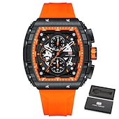 olcso Quartz órák-MINI FOCUS Quartz Sport Óra Férfiaknak Kronográf Lumineszcens Naptár Katonai Férfi Órák Felső Márka Luxus Szilikon Szalag Vízálló Apák Napjára