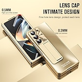 お買い得  サムスン用ケース-Samsung Galaxy Z Fold 6 Z Fold 5 Z Fold 4 Z Fold 3 用バックカバー スタンドホルダー付き スクリーンプロテクター ペンホルダー PC
