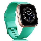 preiswerte Fitbit-Uhrenarmbänder-Smartwatch-Band Kompatibel mit Fitbit Versa 2 / Versa Lite / Versa SE / Versa Silikon Smartwatch Gurt Frauen Männer Sportarmband Ersatz Armband