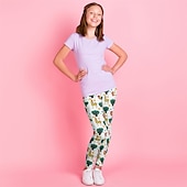 abordables Pantalones-Niños Chica Polainas Corazón Activo Exterior 7-13 años Otoño