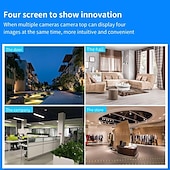 זול מצלמות רשת IP פנימיות-מצלמה אלחוטית wifi ip dome, מצלמת מעקב חיצונית עמידה למים, מצלמה במעגל סגור ir מצלמה לזיהוי תנועה, רשת אודיו דו כיוונית ptz מצלמת אבטחה ביתית לתינוק, חנות, משרד, חיית מחמד, זקן
