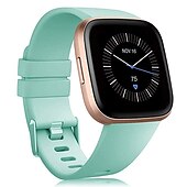 preiswerte Fitbit-Uhrenarmbänder-Smartwatch-Band Kompatibel mit Fitbit Versa 2 / Versa Lite / Versa SE / Versa Silikon Smartwatch Gurt Frauen Männer Sportarmband Ersatz Armband