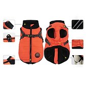 baratos Casacos-Cachorros Gatos Casacos Jaqueta Moda Estilo bonito Inverno Respirável Macio Lavável Confortável Ao ar livre Casual / Diário Roupas para cães for Bichon Frise Pomerânia Animais de Pequeno Porte