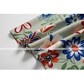 ieftine Rochii de Vacanță-rochie schimbătoare damă rochie până la genunchi alb negru verde armată fucsia bleumarin fără mâneci imprimeu floral primăvară vară gât rotund fierbinte casual boho lejer 2023 m l xl xxl 3xl 4xl 5xl