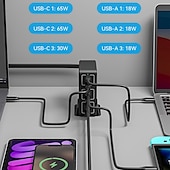 abordables Periféricos de ordenador-Cargador multiusb de 300w, estación de carga rápida USB de 60 puertos, cargador portátil universal para iphone 15, samsung, xiaomi, ipad, tablet