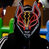 tanie Nowinki-niestandardowa maska na halloween świecąca maska dyniowa głowa krzycząca maska v listowo-zielone włosy krowa kreskówka piłokształtna maska