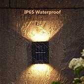 baratos Candeeiros Luzes de Exterior-Parede luz solar à prova dwaterproof água jardim solar led luz para iluminação ao ar livre lâmpada de rua casa varanda quintal decoração