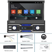 Χαμηλού Κόστους Σετ Bluetooth Αυτοκινήτου/Hands-free-7 ιντσών 1din android 10.1 ραδιόφωνο αυτοκινήτου autoradio οθόνη αφής συσκευή αναπαραγωγής πολυμέσων αυτοκινήτου υποστηρίζει ασύρματη αναπαραγωγή αυτοκινήτου και αυτόματες λειτουργίες android κάμερα