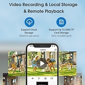 cheap Indoor IP Network Cameras-2MP Double Lens Camera, WiFi IP Home Security Camera, Two Way Audio Motion Detection Surveillance Camera, Waterproof Outdoor PTZ Camera, Full Color Night Vision IR Camera for Home, Baby, Elder, Pet