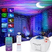 preiswerte Sternengalaxie Projektorlichter-Fernbedienung Bluetooth Modusumschaltung Kindertag Weihnachten USB 1 Stück